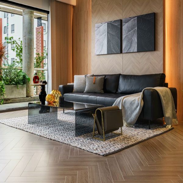 Sàn gỗ xương cá An Cường mã màu 477